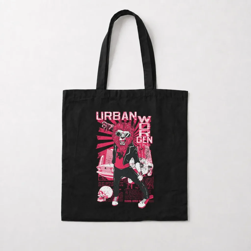 توت بگ شیر طرح خیابانی (Urban Lion) کد 16851