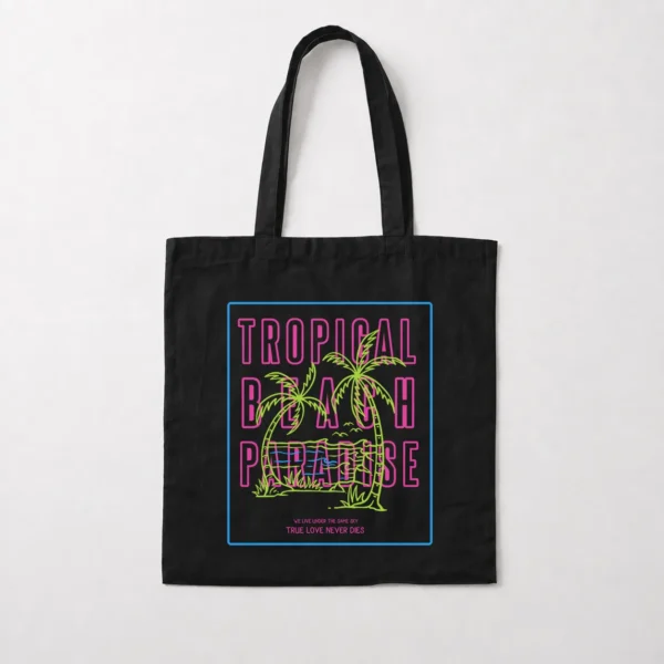 توت بگ تابستانی طرح Tropical Beach Paradise کد 16930