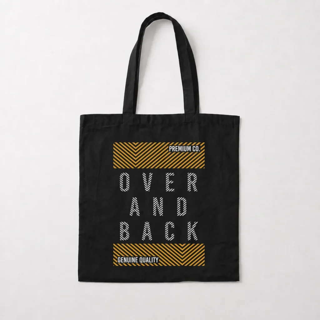 توت بگ نوشته Over and Back Genuine Quality کد 17043