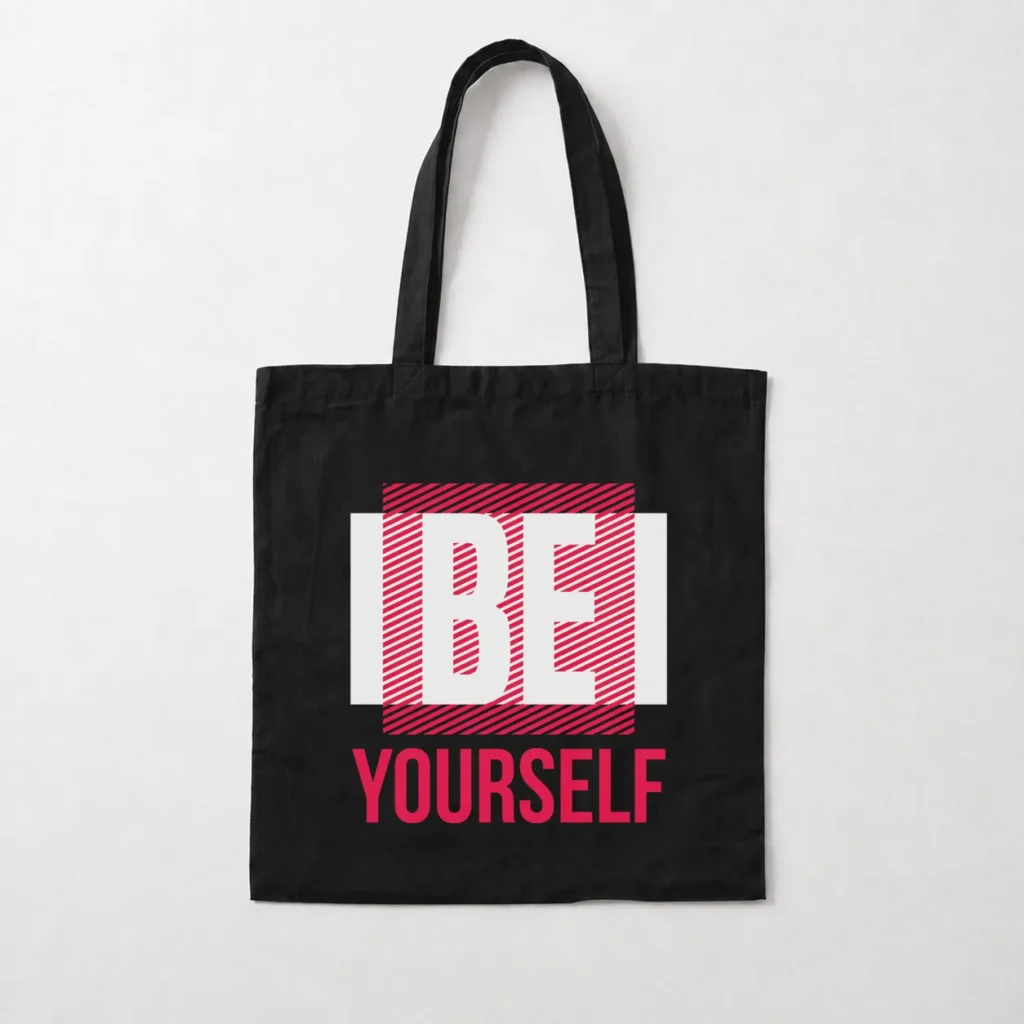 توت بگ نوشته Be Yourself کد 17051