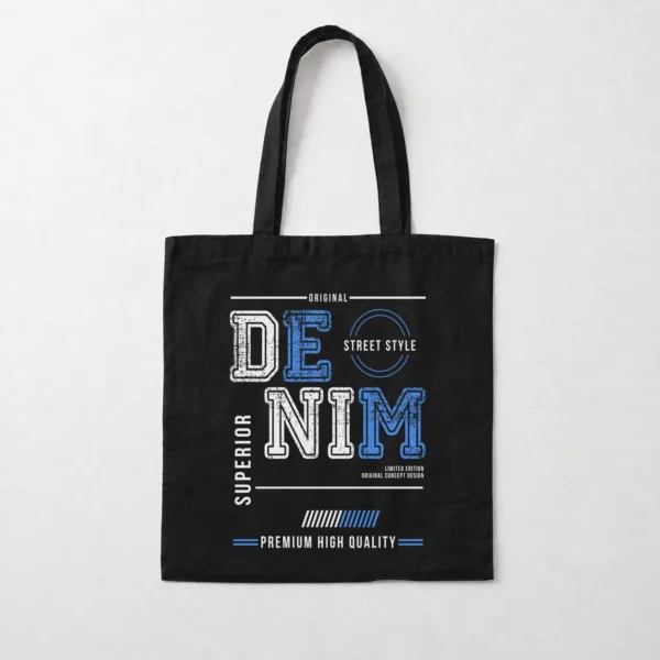 توت بگ نوشته Denim طرح استریت استایل کد 17058