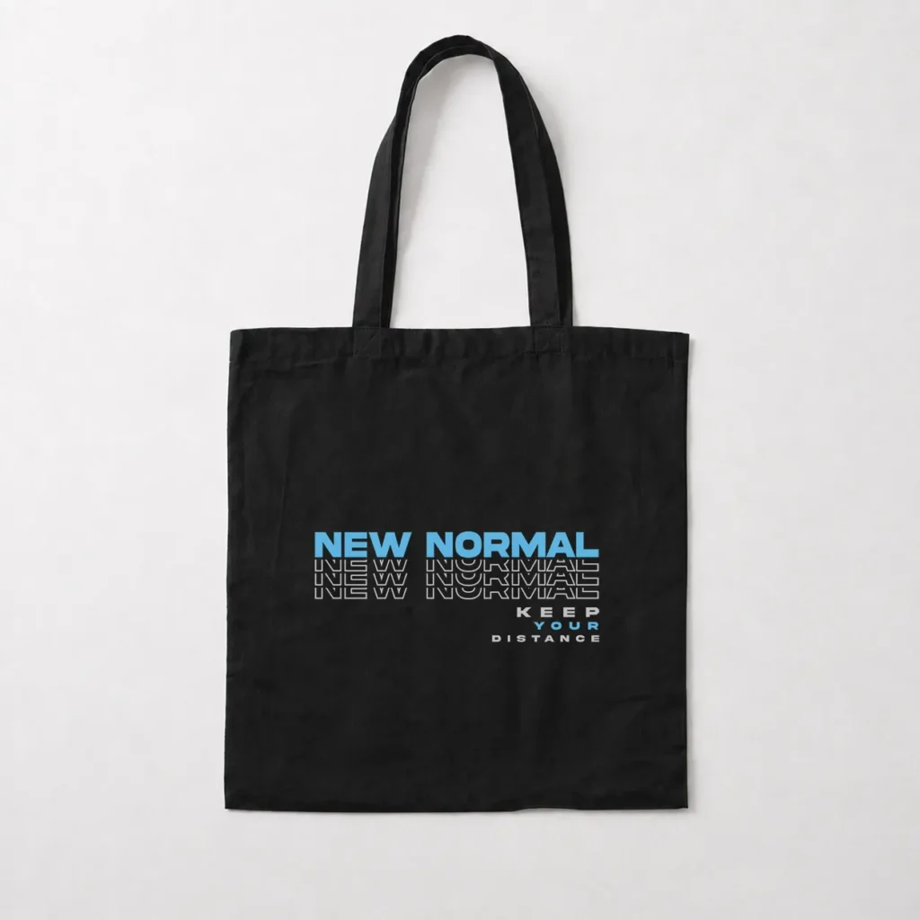 توت بگ نوشته New Normal طرح تایپوگرافی کد 17065