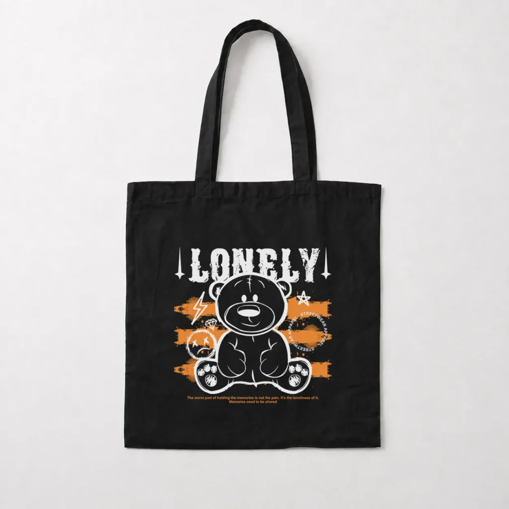 توت بگ خرس خطی و نوشته Lonely کد 1742