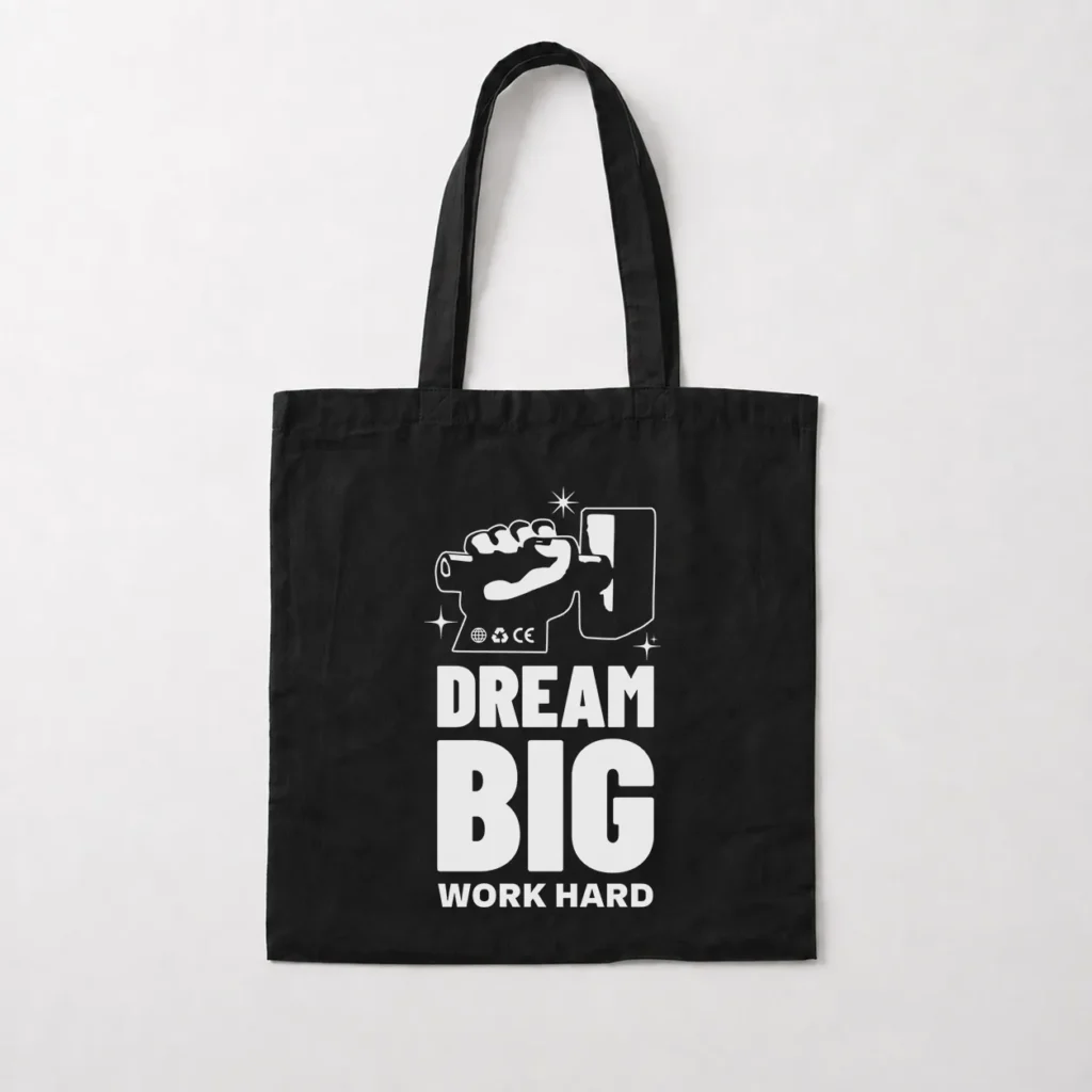 توت بگ انگیزشی طرح Dream Big Work Hard کد 18152