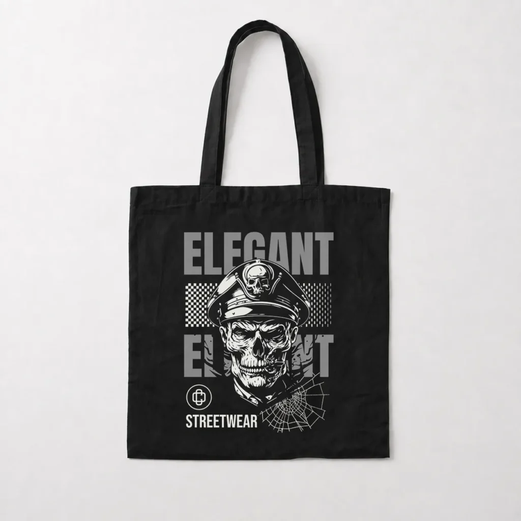 توت بگ جمجمه طرح استریت‌ویر (Elegant Streetwear) کد 18395