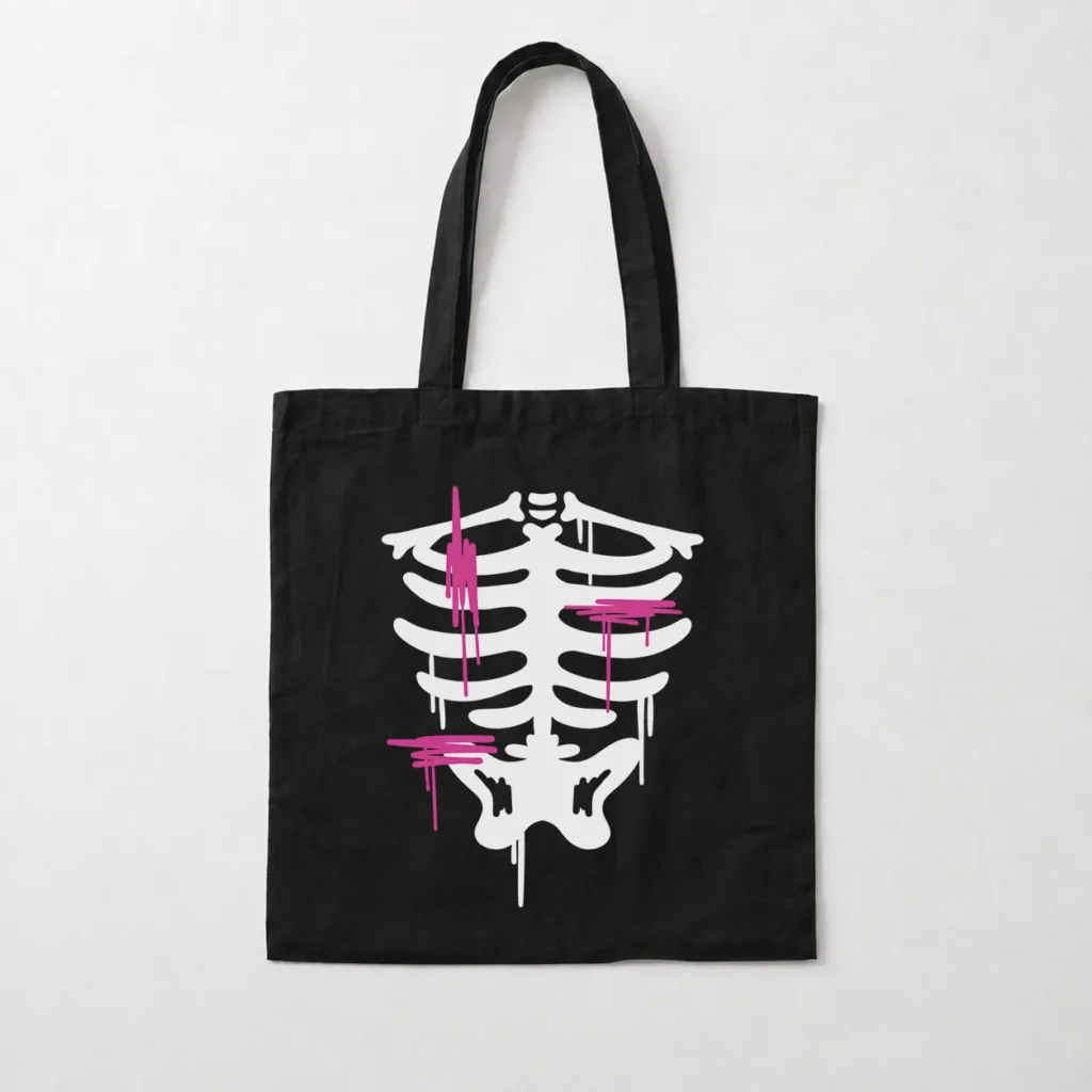 توت بگ اسکلت طرح دنده (Ribcage) کد 18460
