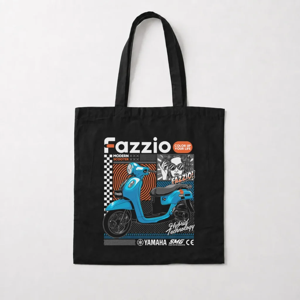 توت بگ طرح اسکوتر Fazzio (Yamaha) کد 18628