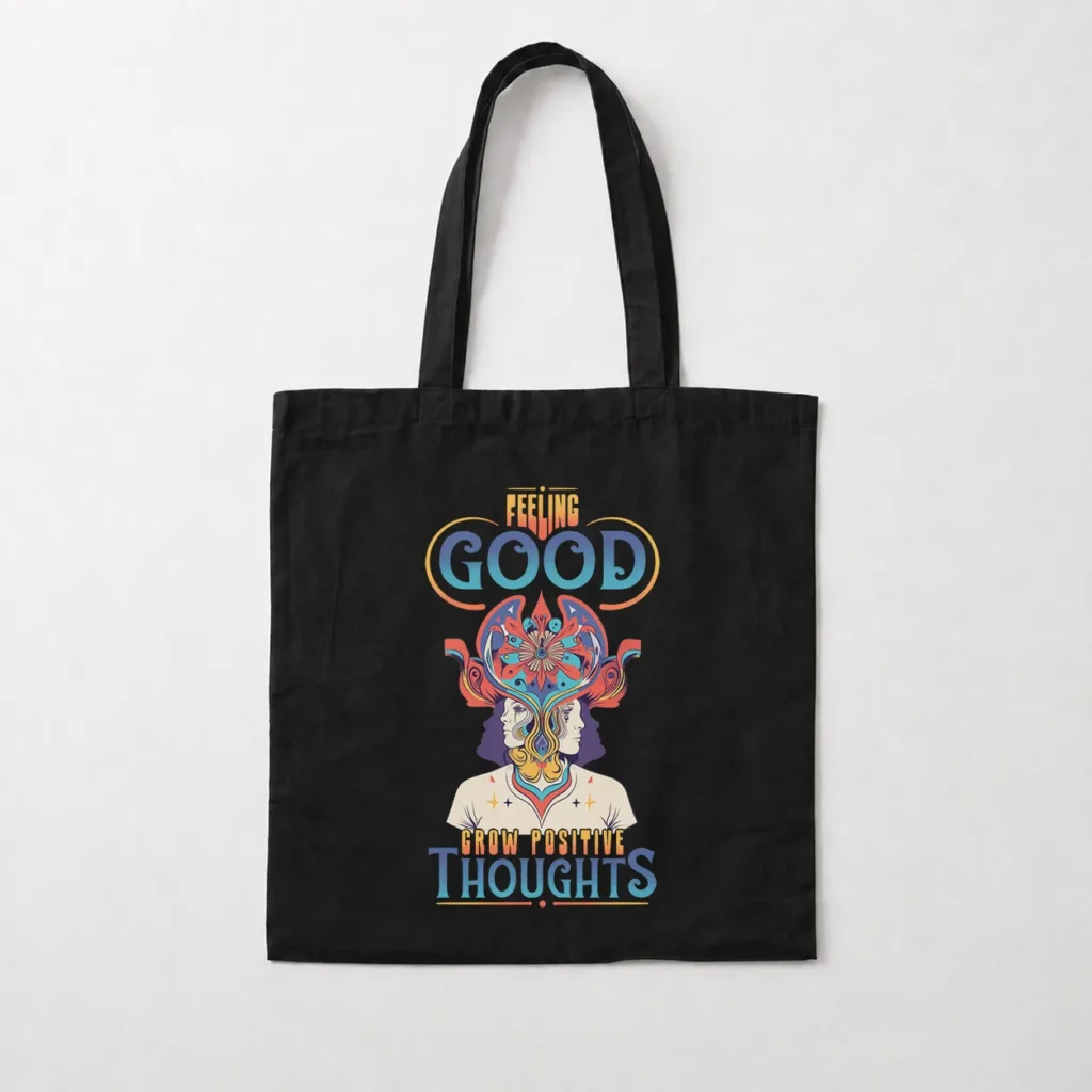 توت بگ انگیزشی طرح Grow Positive Thoughts کد 18660