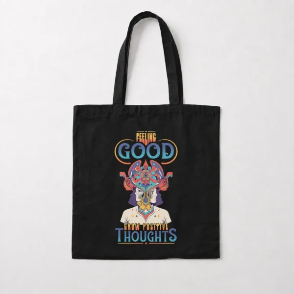 توت بگ انگیزشی طرح Grow Positive Thoughts کد 18660