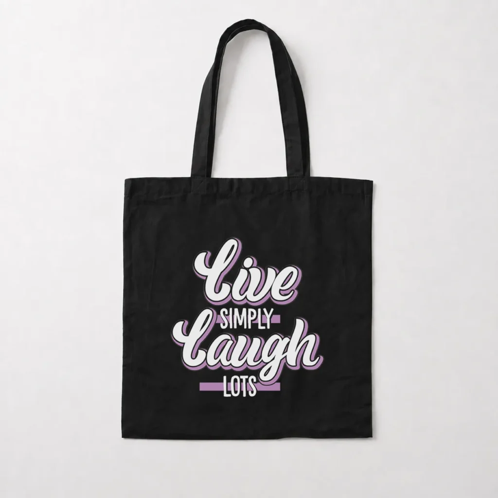 توت بگ حال خوب طرح Live Simply Laugh Lots کد 19030
