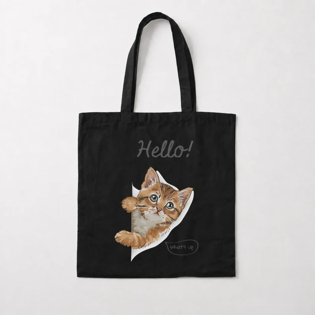توت بگ گربه طرح Hello کد 19070