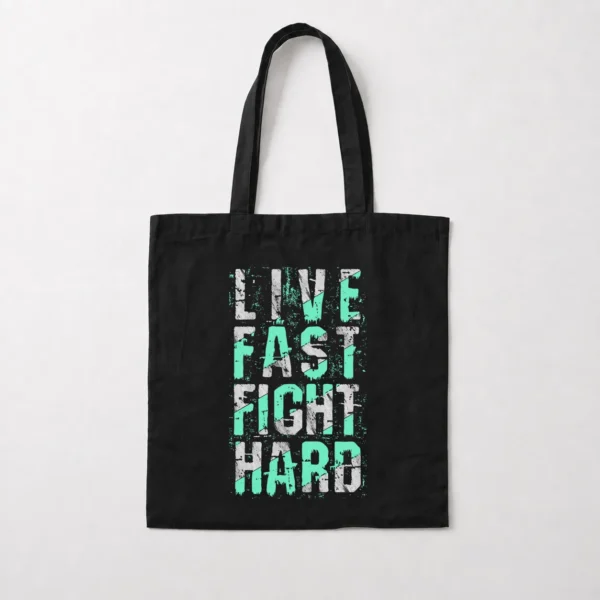 توت بگ نوشته Live Fast Fight Hard کد 19150