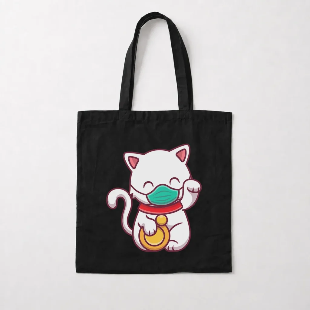 توت بگ گربه طرح ماسک کیوت (Lucky Cat Mask) کد 19214