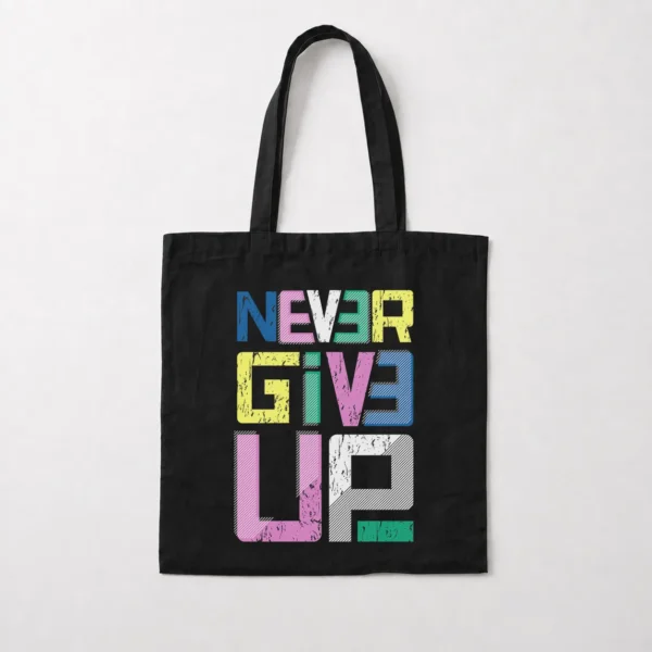 توت بگ نوشته Never Give Up کد 19276