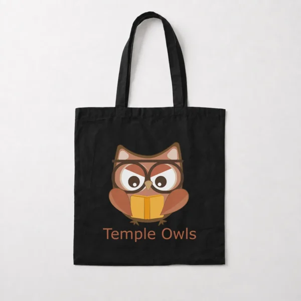 توت بگ جغد طرح Temple Owls قرمز کد 19319