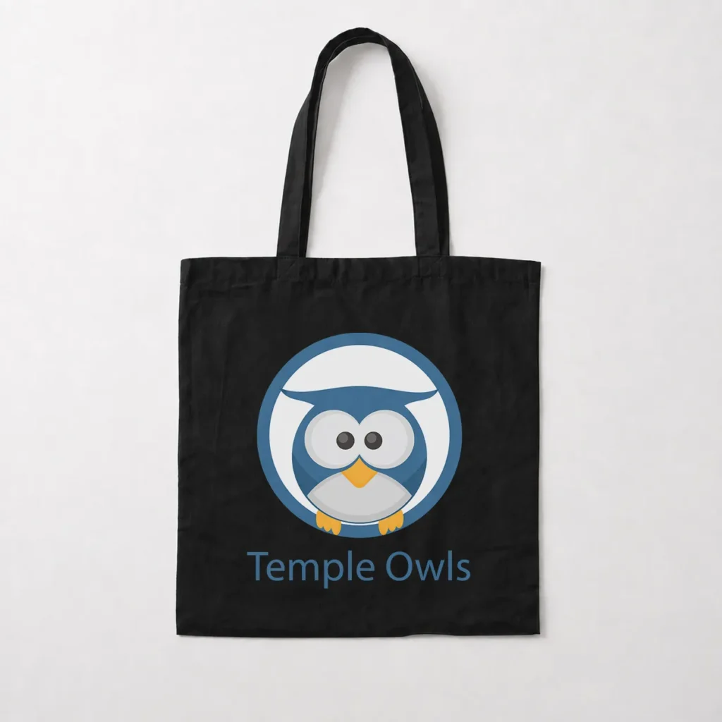 توت بگ جغد طرح Temple Owls آبی کد 19320