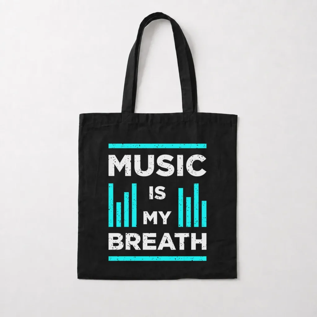 توت بگ طرح Music Is My Breath کد 19335