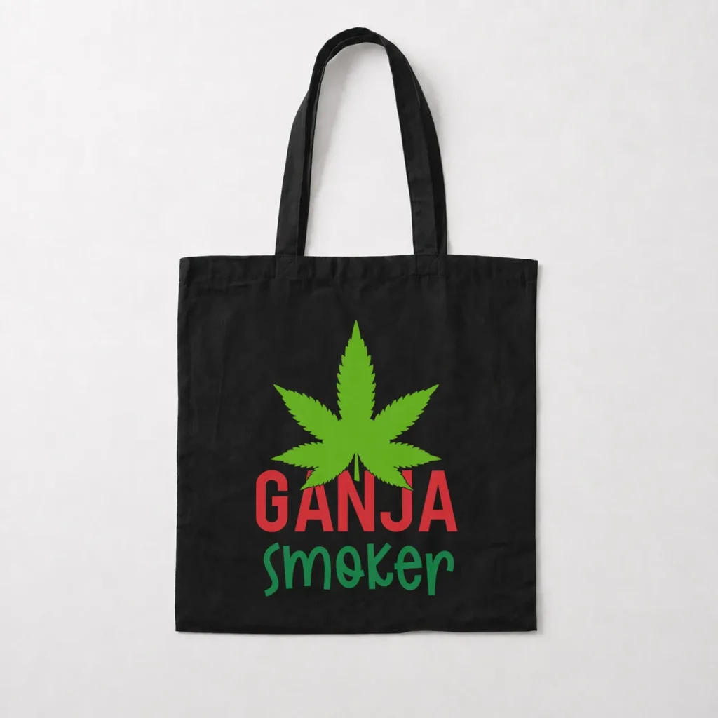 توت بگ طرح برگ شاهدانه Ganja Smoker کد 19633