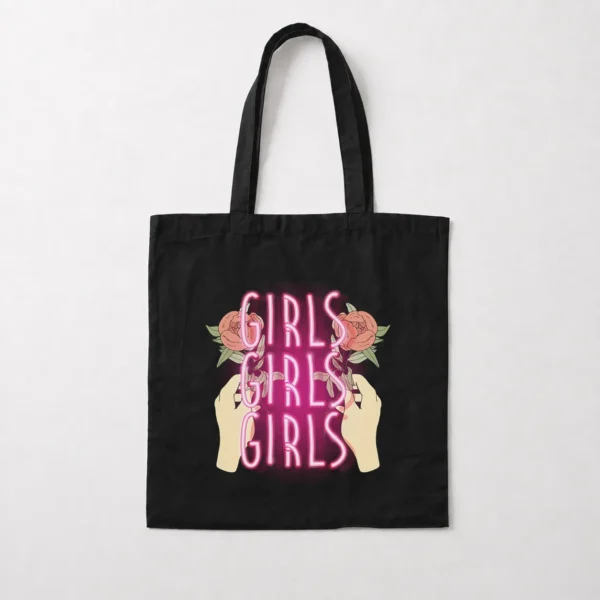 توت بگ دخترونه طرح نئونی Girls Girls Girls کد 19763