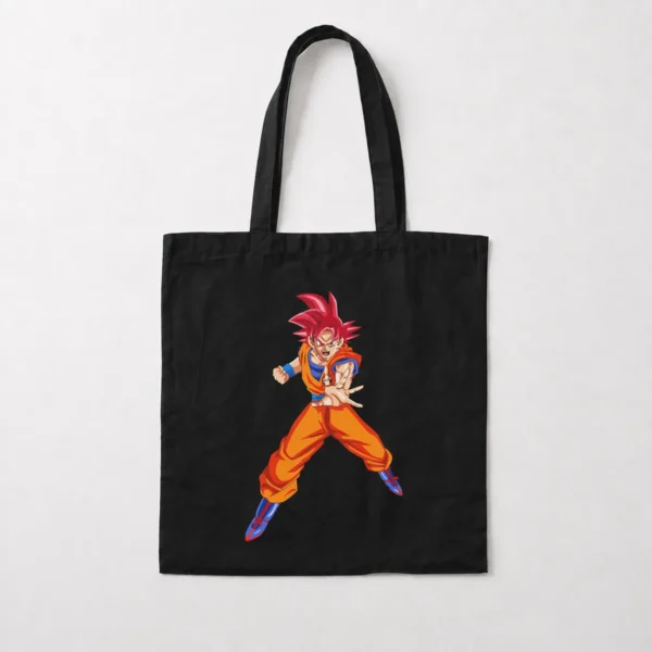 توت بگ انیمه دراگون بال طرح گوکو سوپر سایان گاد (Super Saiyan God) کد 19827