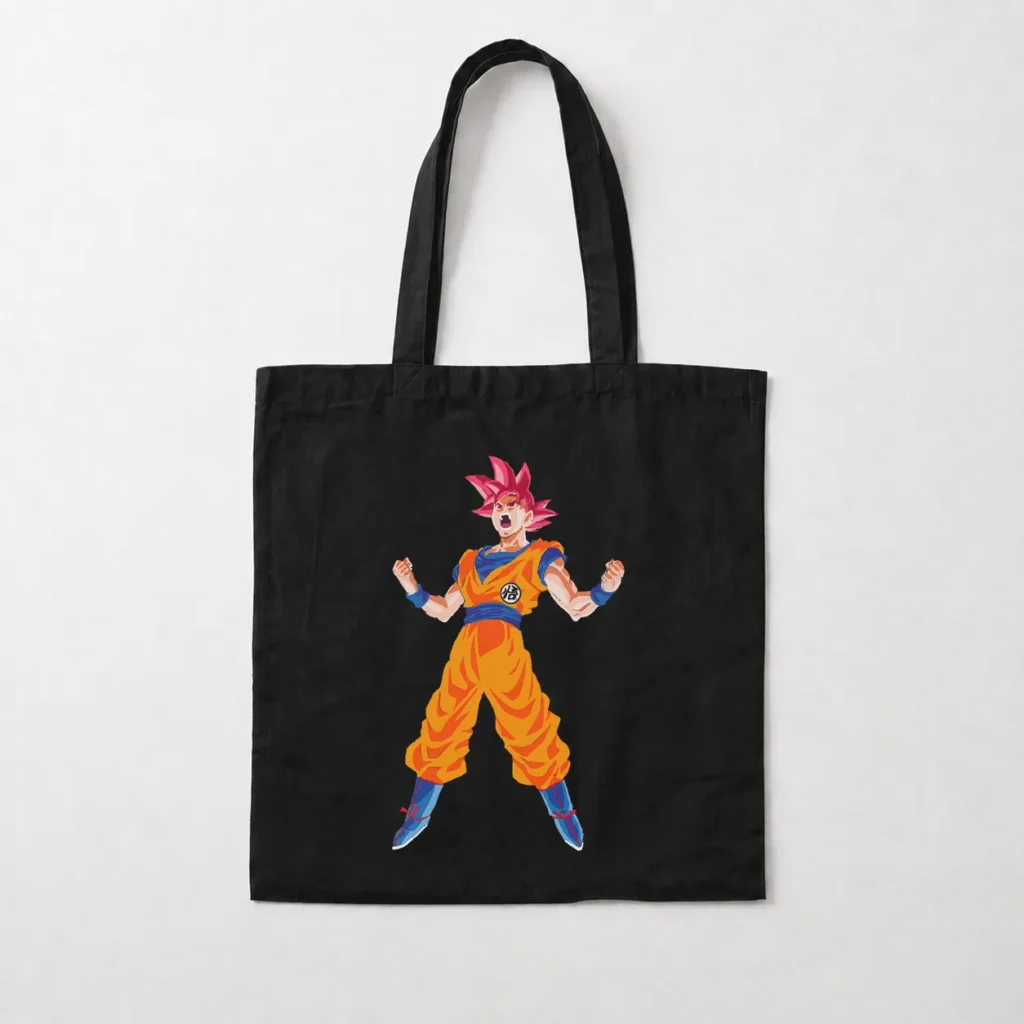 توت بگ انیمه دراگون بال طرح گوکو سوپر سایان گاد (Super Saiyan God) کد 19831