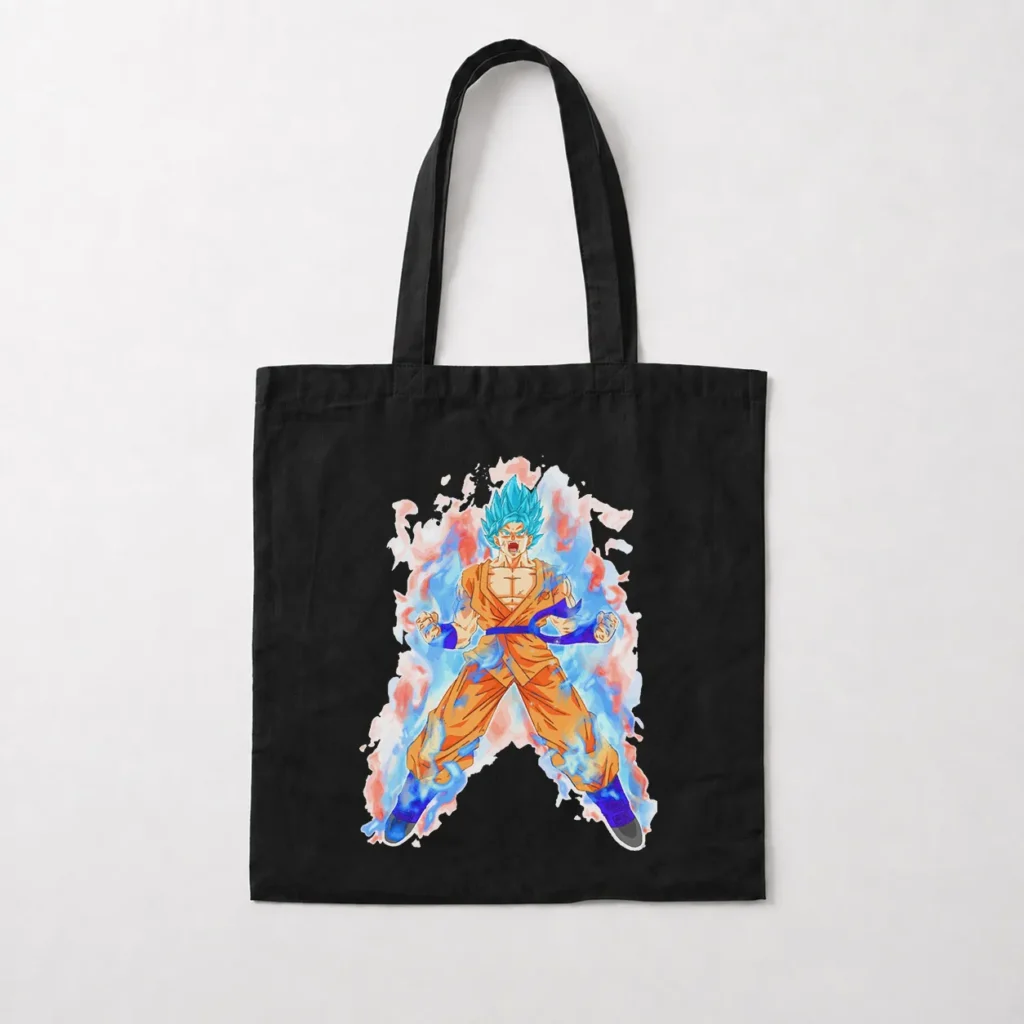 توت بگ انیمه دراگون بال طرح گوکو بلو انرژی (Blue Aura Goku) کد 19836