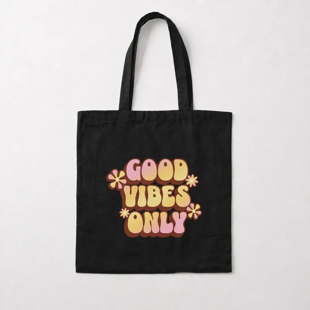 توت بگ حال و هوای مثبت طرح Good Vibes Only کد 19891