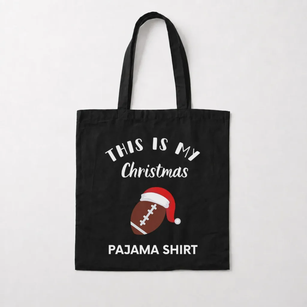 توت بگ کریسمس طرح توپ فوتبال آمریکایی Pajama Shirt کد 19953
