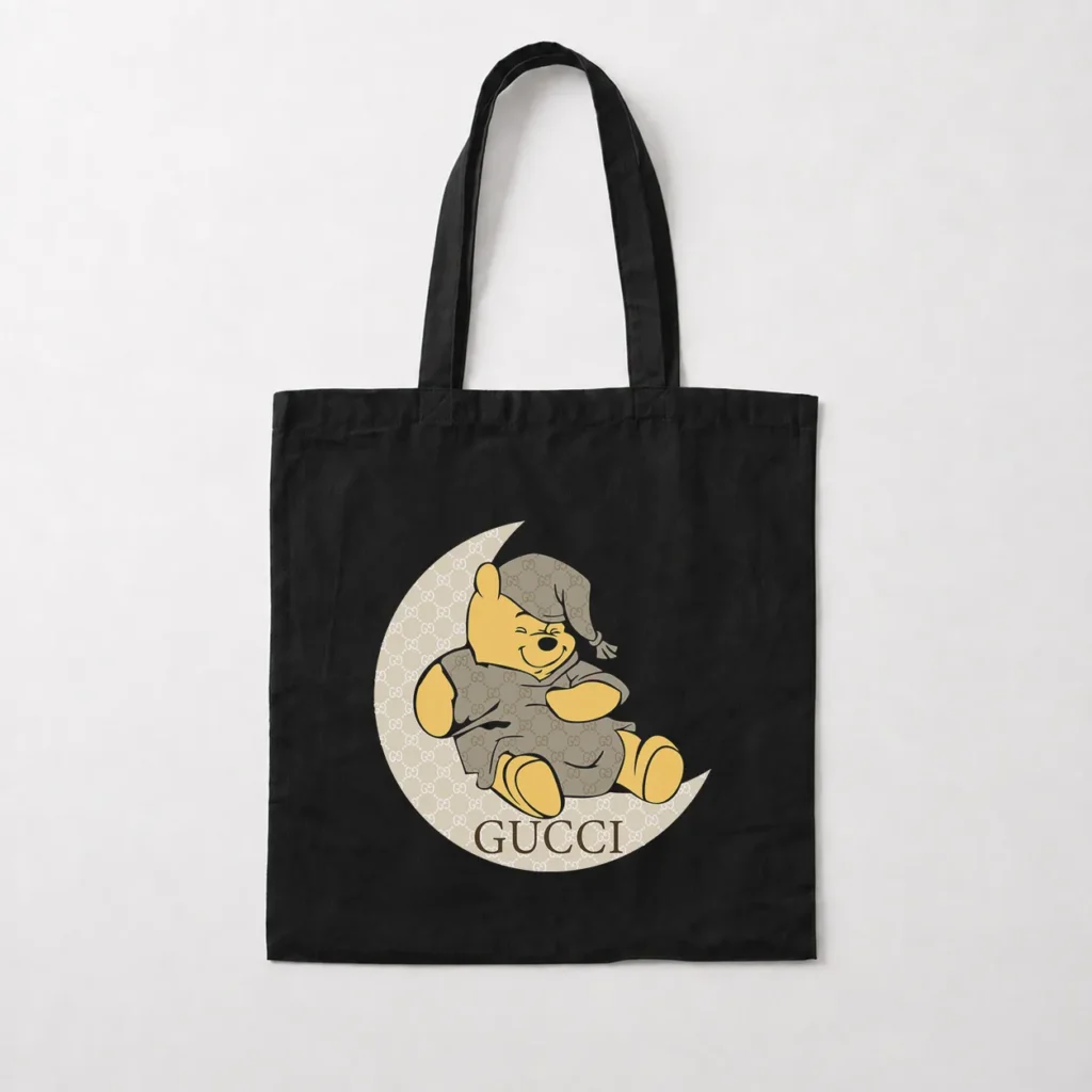 توت بگ خرس پو طرح ماه گوچی (Winnie the Pooh Gucci) کد 20019