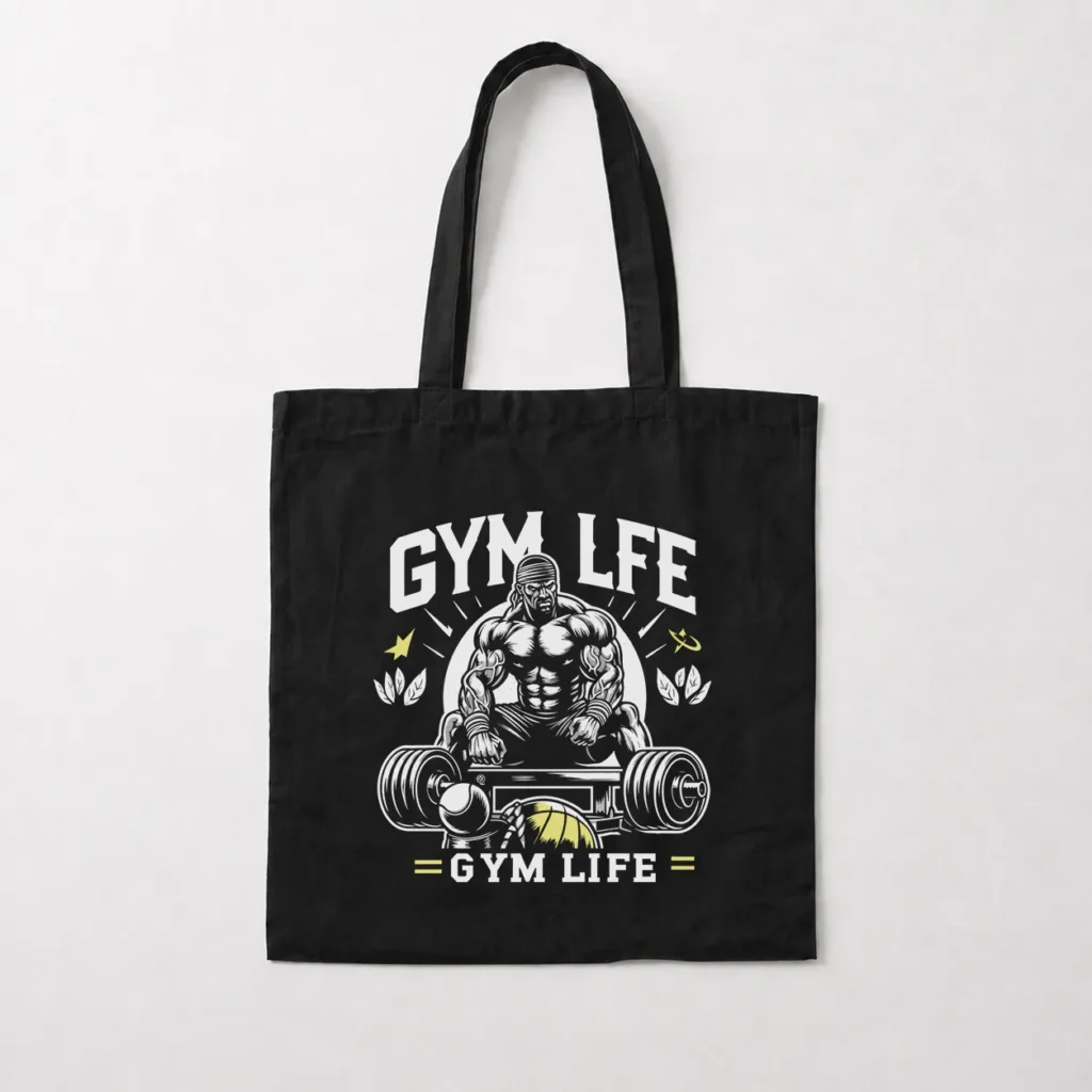 توت بگ بدنسازی طرح Gym Life و دمبل کد 20095