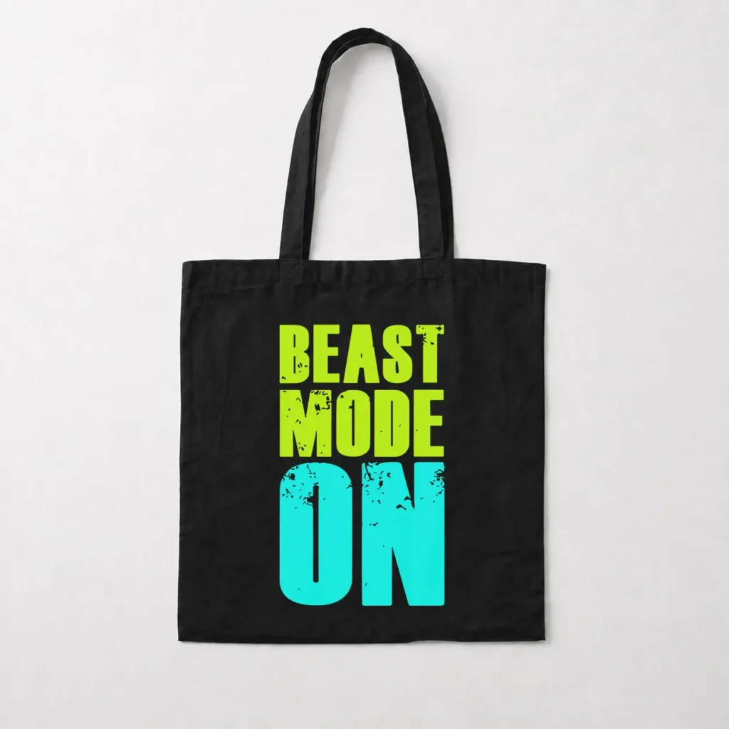 توت بگ انگیزشی طرح Beast Mode On نئونی کد 20166
