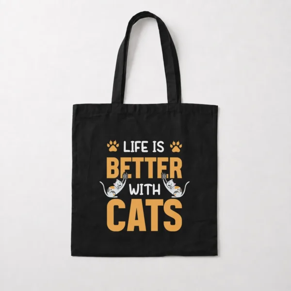 توت بگ گربه طرح Life Is Better With Cats کد 20285