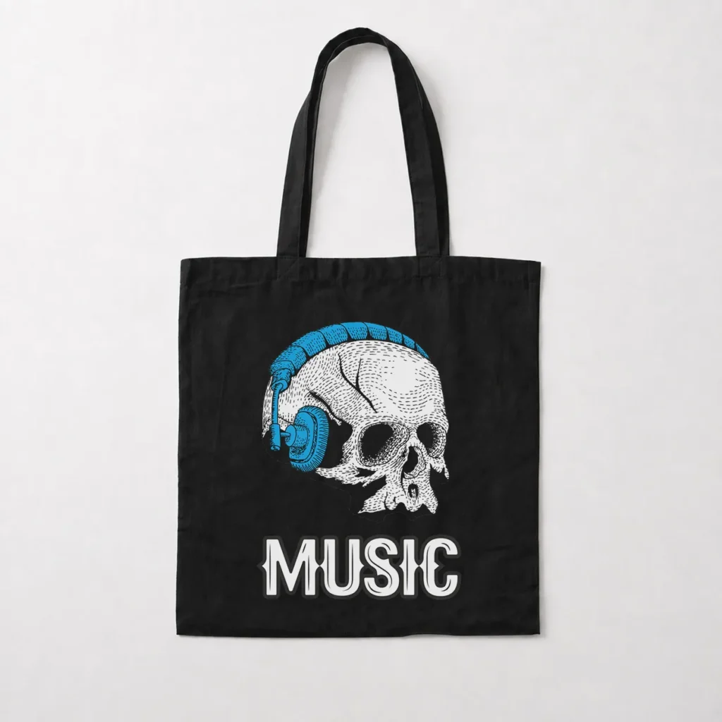 توت بگ جمجمه طرح هدفون Music کد 20303