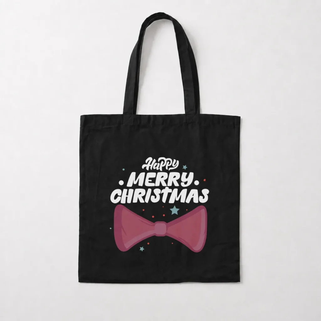 توت بگ کریسمس طرح پاپیون Merry Christmas کد 20420