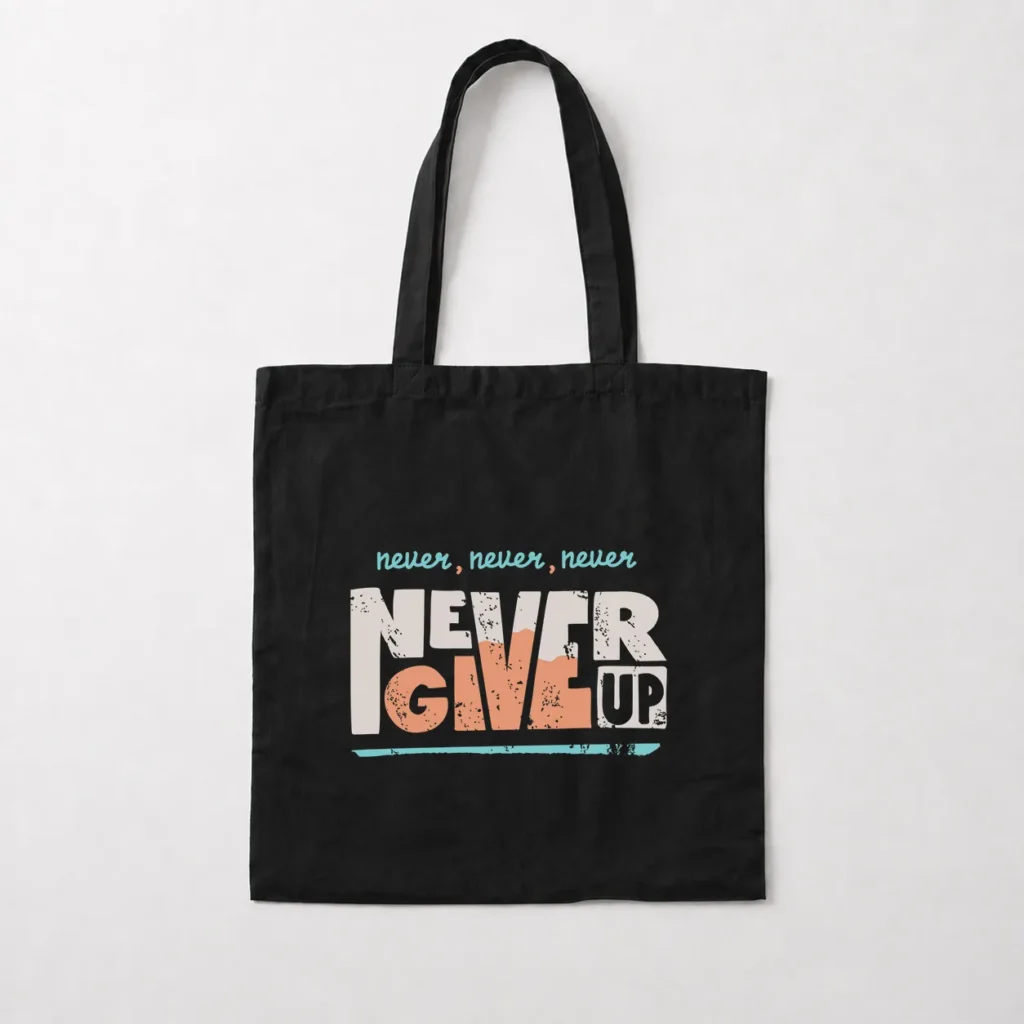 توت بگ انگیزشی طرح Never Give Up کد 20460