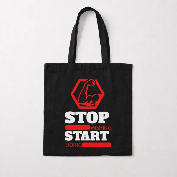 توت بگ انگیزشی طرح Stop Wishing Start Doing کد 20461