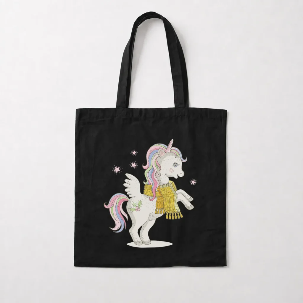 توت بگ کریسمس طرح اسب تک‌شاخ (Unicorn) کد 20484