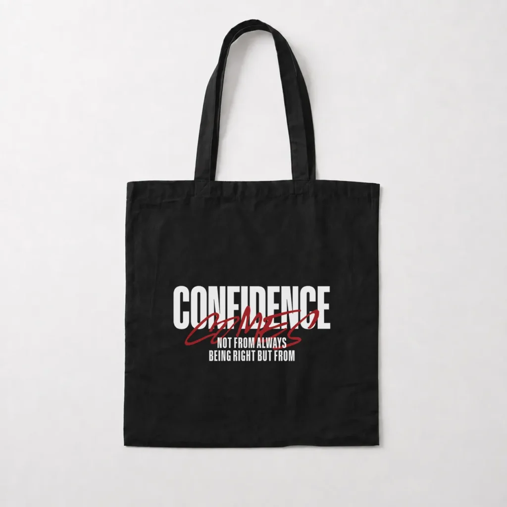 توت بگ انگیزشی طرح Confidence Comes کد 2070