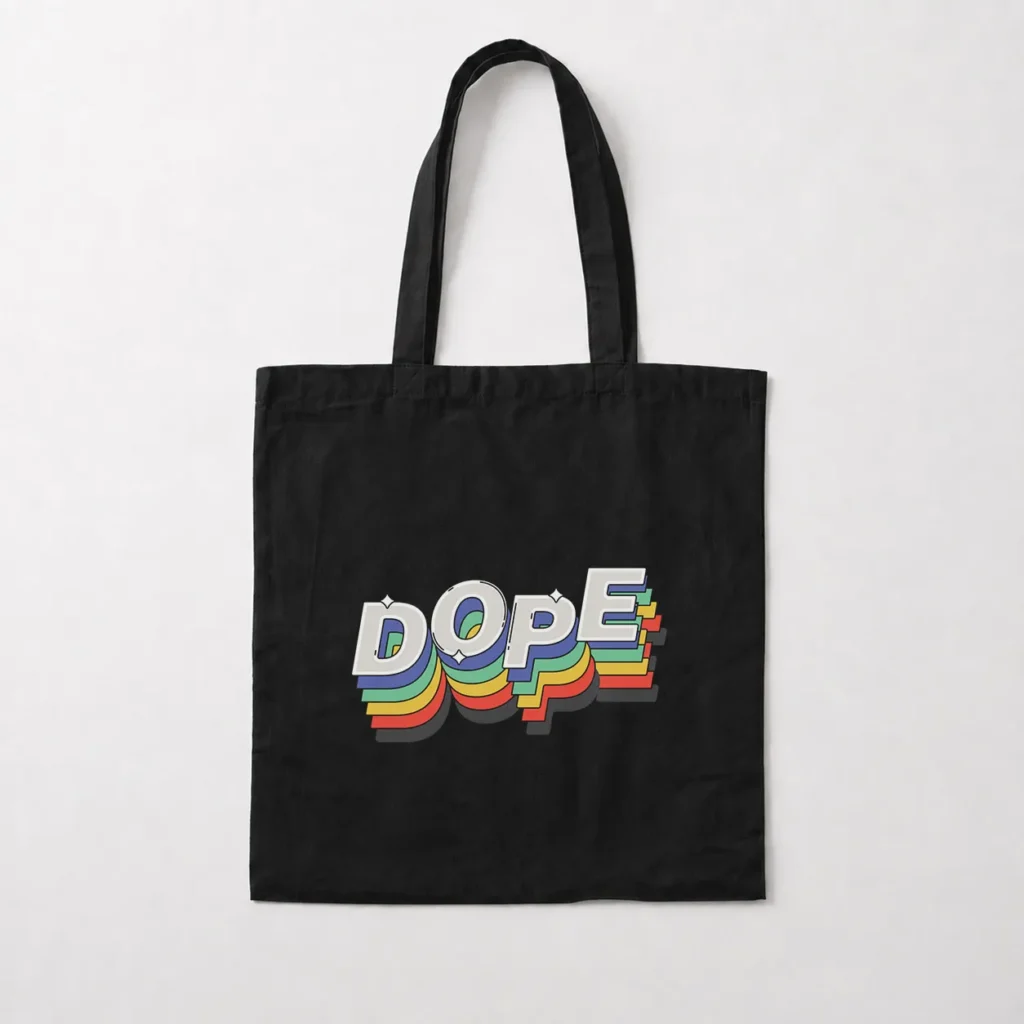 توت بگ نوشته رنگین‌کمانی Dope کد 20799