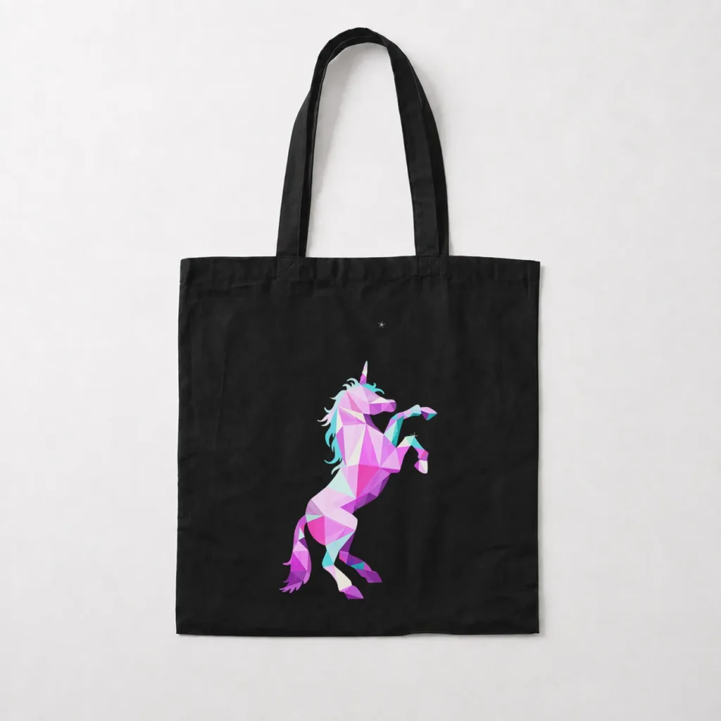 توت بگ اسب شاخدار طرح هندسی رنگی (Geometric Unicorn) کد 20872