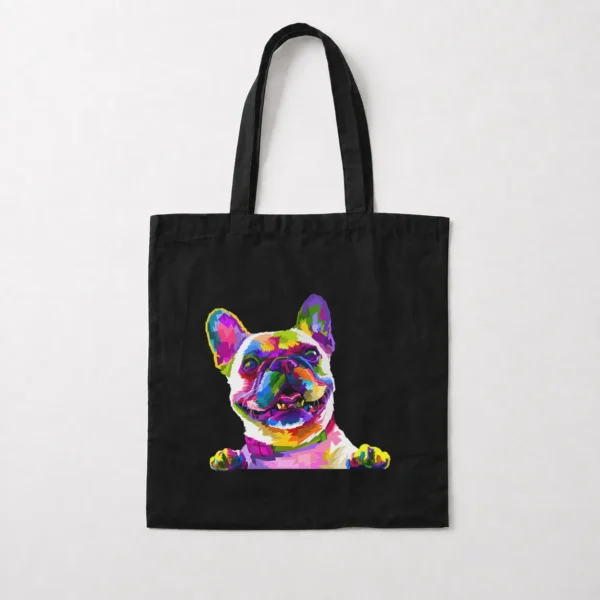 توت بگ سگ طرح پاپ آرت رنگی (Colorful Dog) کد 20873