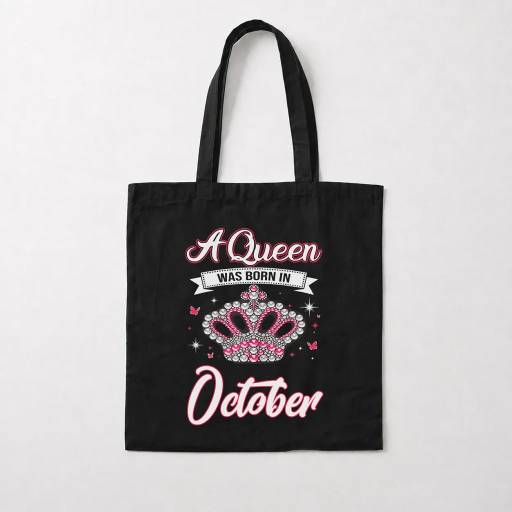 توت بگ تولد طرح A Queen Was Born in October کد 20926