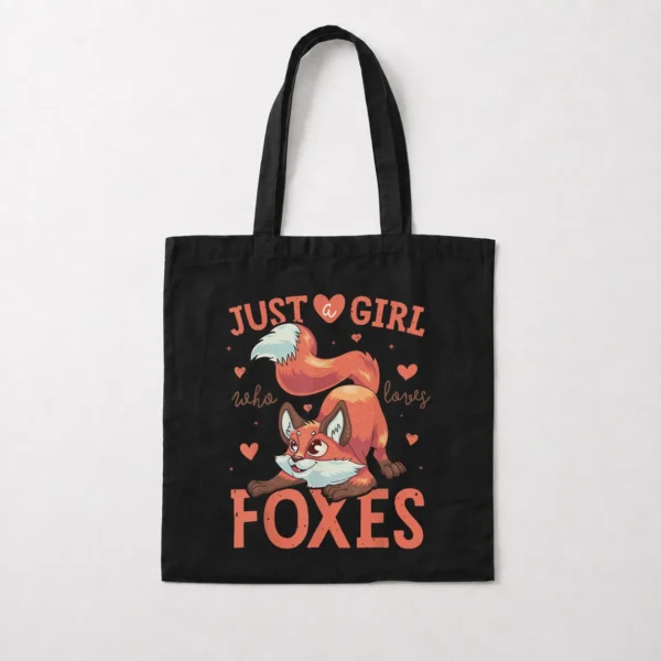 توت بگ روباه طرح Just a Girl Who Loves Foxes کد 20928