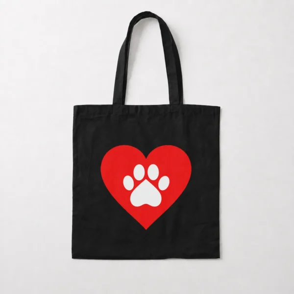 توت بگ قلب طرح رد پا قرمز (Paw Heart) کد 20943