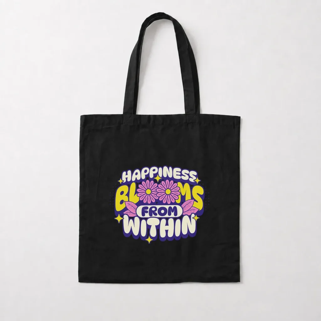 توت بگ گل طرح Happiness Blooms From Within کد 21141