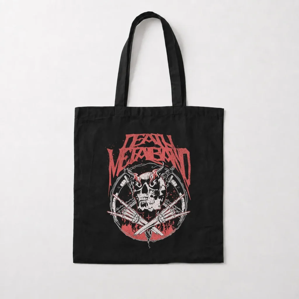توت بگ متال طرح جمجمه Death Metal Band کد 21263