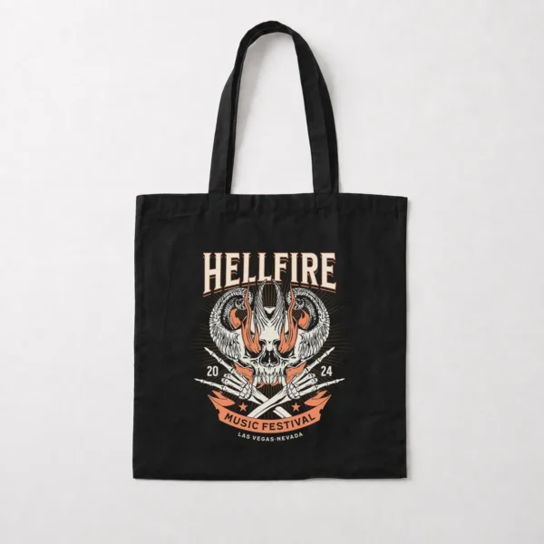 توت بگ جمجمه طرح Hellfire Music Festival کد 21274