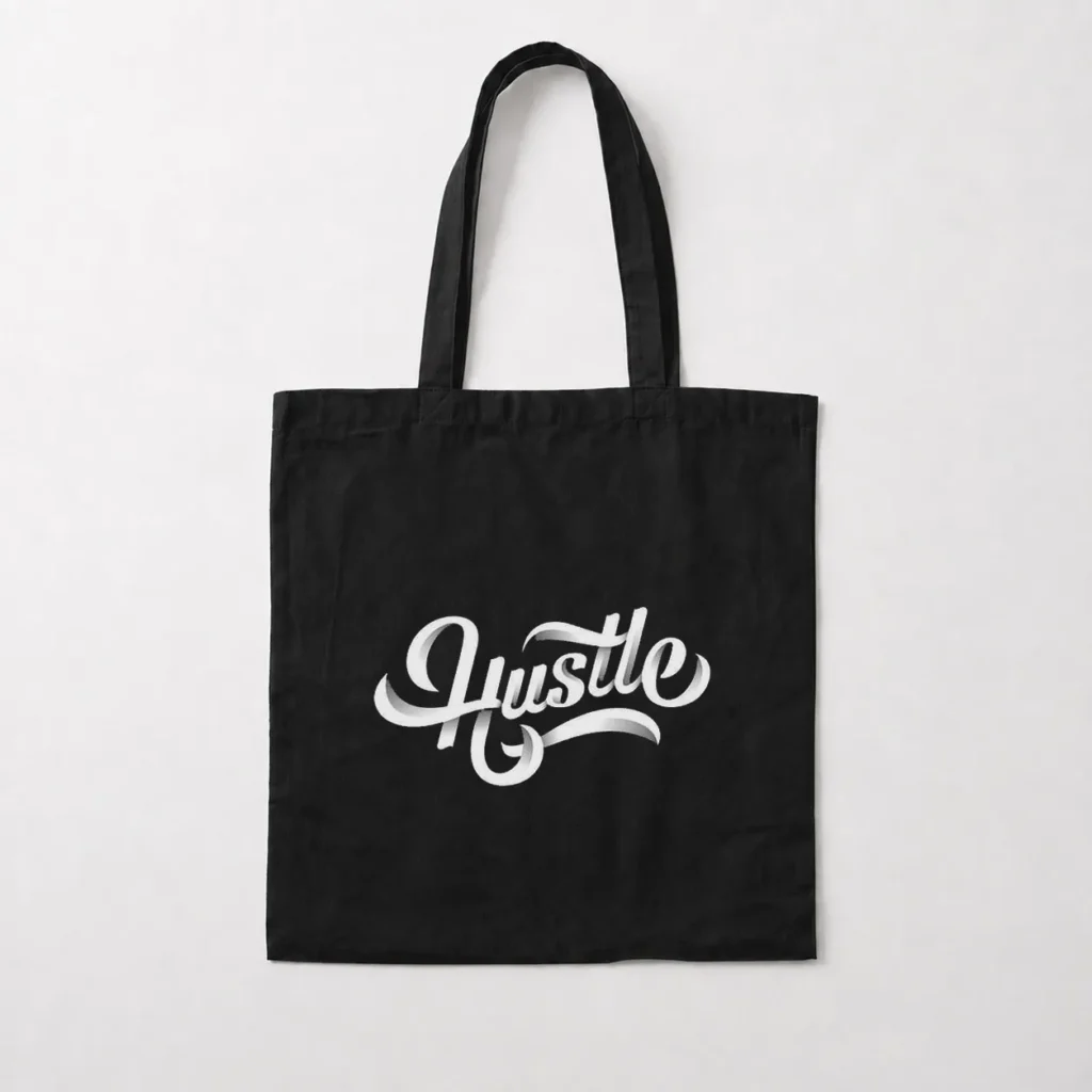 توت بگ تایپوگرافی کالیگرافی Hustle کد 21532