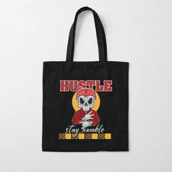 توت بگ طرح Hustle Stay Humble کد 21537