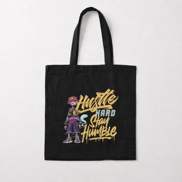 توت بگ طرح Hustle Hard Stay Humble کد 21541